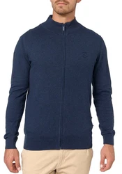 Indicode Strickjacke Tinos Dunkelblau/Hellblau/Blau