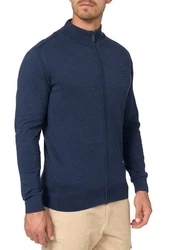 Indicode Strickjacke Tinos Dunkelblau/Hellblau/Blau