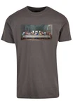 Mister Tee T-Shirt Grau/Braun/Khaki/Dunkelgrün