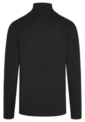 HECHTER PARIS Poloshirt Mit Rollkragen Schwarz/Dunkelblau