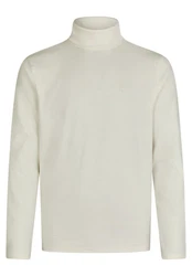HECHTER PARIS Poloshirt Mit Rollkragen Weiß/Creme/Beige