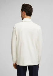HECHTER PARIS Poloshirt Mit Rollkragen Weiß/Creme/Beige