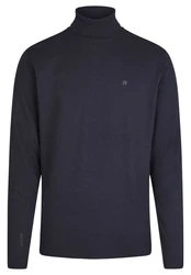 HECHTER PARIS Poloshirt Mit Rollkragen Dunkelblau