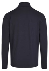 HECHTER PARIS Poloshirt Mit Rollkragen Dunkelblau