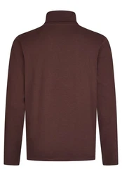 HECHTER PARIS Poloshirt Mit Rollkragen Dunkelrot/Bordeaux