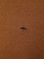 FYNCH-HATTON Strickpullover Orange/Braun