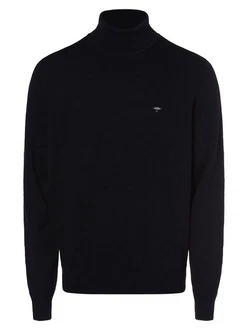 FYNCH-HATTON Strickpullover Dunkelblau/Schwarz
