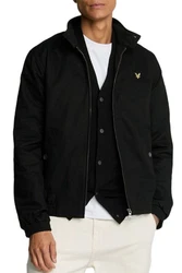 Lyle & Scott Blouson Herren Jacke Harrington (British Classic) Schwarz/Grün/Dunkelblau/Gelb
