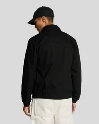Lyle & Scott Blouson Herren Jacke Harrington (British Classic) Schwarz/Grün/Dunkelblau/Gelb