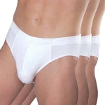 HERMKO Slip 3300 Herren Slip 3er Pack Creme/Weiß/Braun