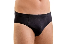 HERMKO Slip 3300 Herren Slip 3er Pack Schwarz/Rosa/Braun