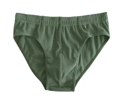 HERMKO Slip 3300 Herren Slip 3er Pack Dunkelgrün/Grün