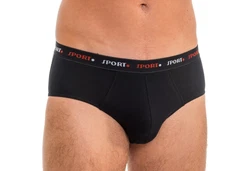 HERMKO Slip 3er Pack Dunkelblau