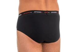 HERMKO Slip 3er Pack Dunkelblau
