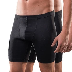 HERMKO Funktionsboxer 63955 2er Pack Herren Longpant 63955