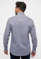 Eterna Hemd Dunkelblau/Hellblau/Blau