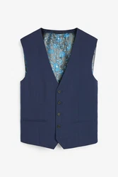 Next Anzugweste Dunkelblau/Blau/Hellblau