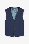 Next Anzugweste Dunkelblau/Blau/Hellblau