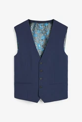 Next Anzugweste Dunkelblau/Blau/Hellblau