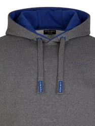 DENIMFY Kapuzenpullover Hoodie DFBenno Regular Fit Sweatshirt Dunkelblau/Dunkelgrau/Grau