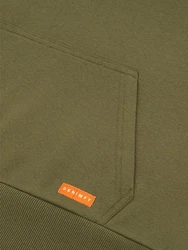 DENIMFY Kapuzenpullover Hoodie DFBenno Regular Fit Sweatshirt Dunkelgrün