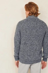 Next Strickjacke mit Schalkragen Grau/Hellblau/Blau