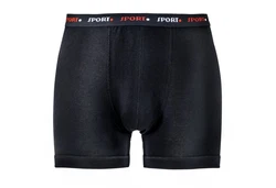 HERMKO Hipster Herren Pant Boxershorts (8950) Schwarz/Orange