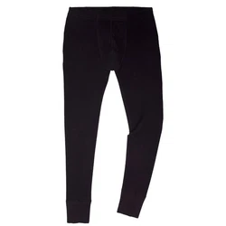 HERMKO Lange Unterhose 3570 Herren Schwarz/Lila/Dunkelblau
