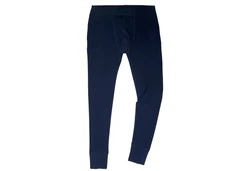 HERMKO Lange Unterhose 3570 Herren Dunkelblau/Blau