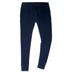 HERMKO Lange Unterhose 3570 Herren Dunkelblau/Blau