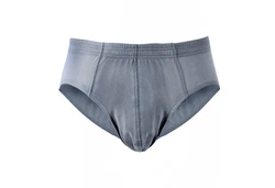 HERMKO Slip 8300 2er Pack Herren mit Dehnbund Grau/Blau/Hellgrau/Beige/Braun