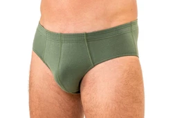 HERMKO Herren Slip 8300 Dunkelgrün/Grün