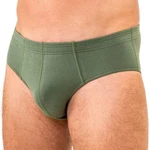 HERMKO Herren Slip 8300 Dunkelgrün/Grün
