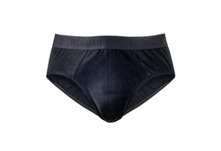 HERMKO Slip 3er Pack Dunkelblau/Blau