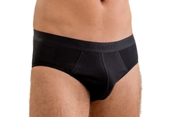 HERMKO Slip 3er Pack Dunkelblau/Blau