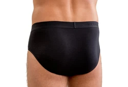 HERMKO Slip 3er Pack Dunkelblau/Blau