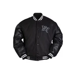 Mil-Tec Herren Collegejacke NY BASEBALL JACKE M.PATCH schwarz