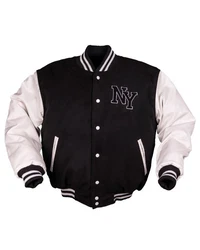 Mil-Tec Herren Collegejacke NY BASEBALL JACKE M.PATCH 