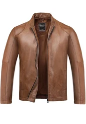 Amaci&Sons Lederjacke OKEMOS Herren Biker Jacke 