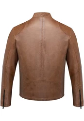 Amaci&Sons Lederjacke OKEMOS Herren Biker Jacke 