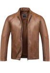 Amaci&Sons Lederjacke OKEMOS Herren Biker Jacke 