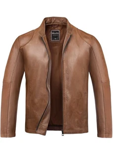 Amaci&Sons Lederjacke OKEMOS Herren Biker Jacke 