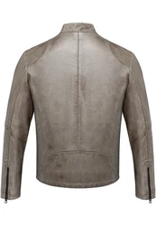 Amaci&Sons Lederjacke OKEMOS Herren Biker Jacke 