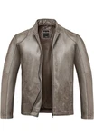 Amaci&Sons Lederjacke OKEMOS Herren Biker Jacke 