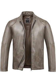 Amaci&Sons Lederjacke OKEMOS Herren Biker Jacke