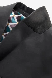 Next Smokingsakko Smokingjacke (1-tlg) Schwarz/Dunkelgrau/Grau/Hellblau