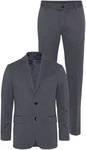 Bruno Banani Anzug Jersey Dunkelblau/Dunkelgrau/Grau