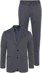Bruno Banani Anzug Jersey Dunkelblau/Dunkelgrau/Grau