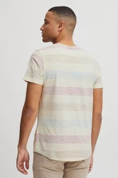 Blend Efkin Herren T-Shirt Kurzarm Shirt Mit Streifen Und Rundhalsausschnitt (Efkin) BHEfkin