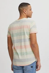 Blend Efkin Herren T-Shirt Kurzarm Shirt Mit Streifen Und Rundhalsausschnitt (Efkin) BHEfkin